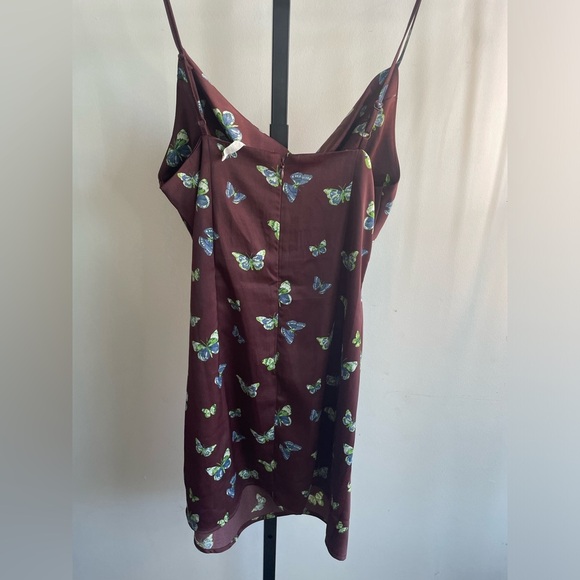 Urban Outfitters | Mallory Butterfly Mini Slip Dress | Medium - Picture 6 of 9